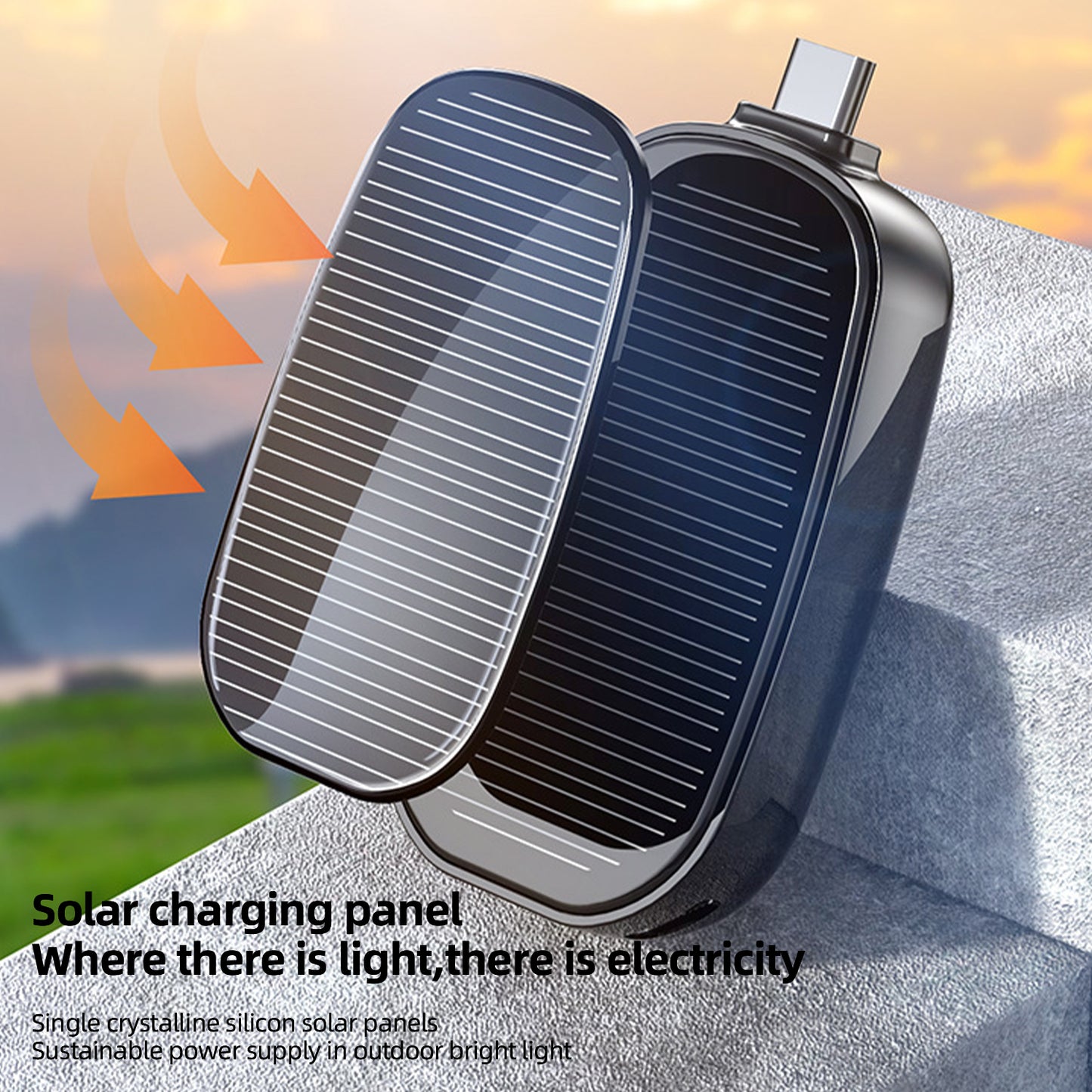 Mini Solar Keychain Power bank