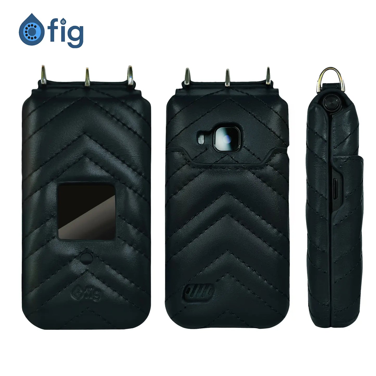 Fig II Genuine Leather Crossbody Case (with strap)