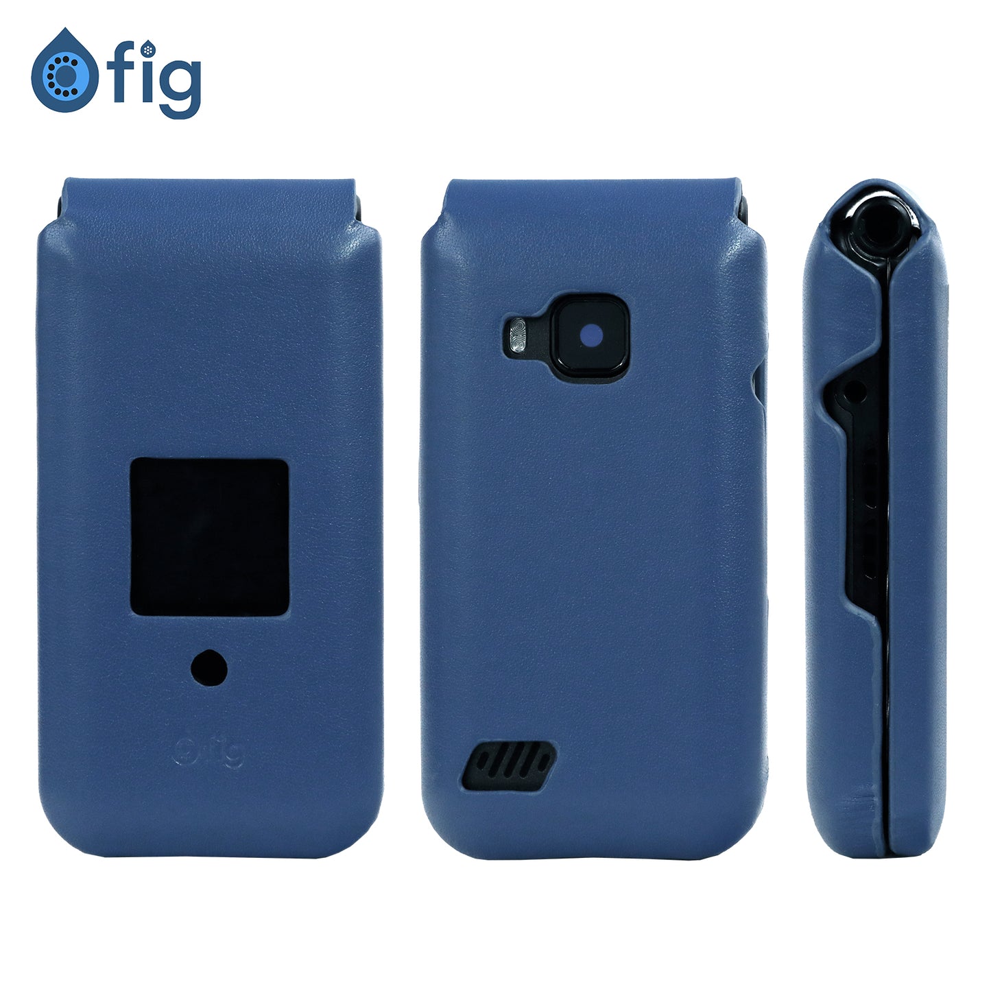 Fig Mini Shockproof Genuine Leather Case - 2 Colors!
