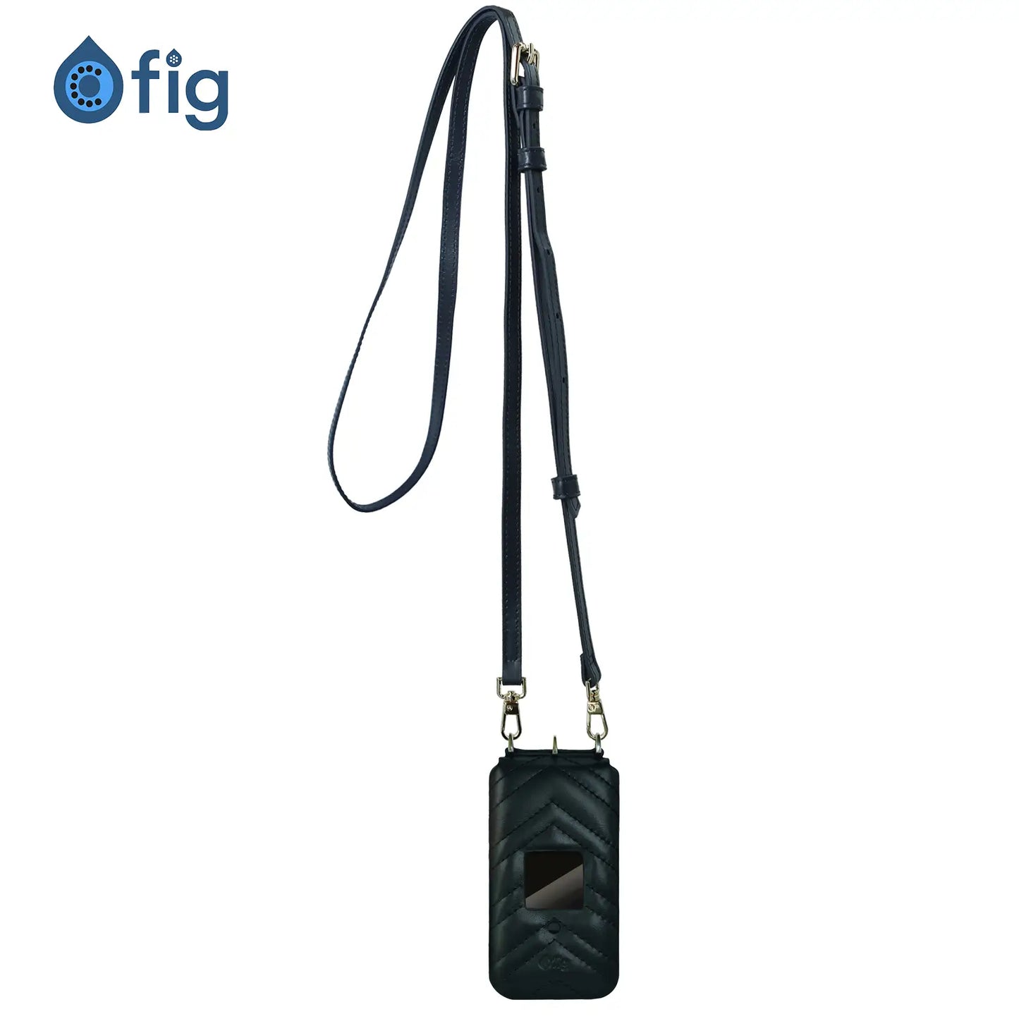 Fig Mini Genuine Leather Crossbody Case (with strap)