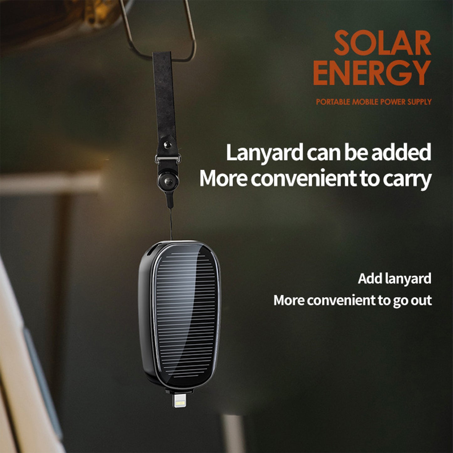 Mini Solar Keychain Power bank