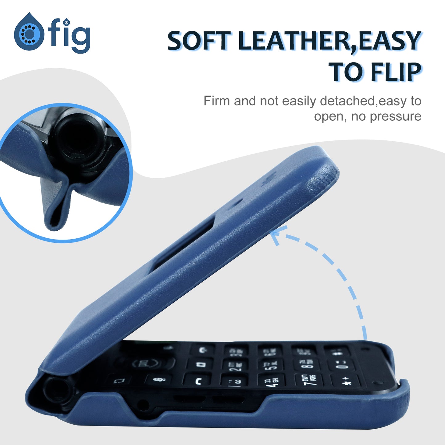 Fig Mini Shockproof Genuine Leather Case - 2 Colors!
