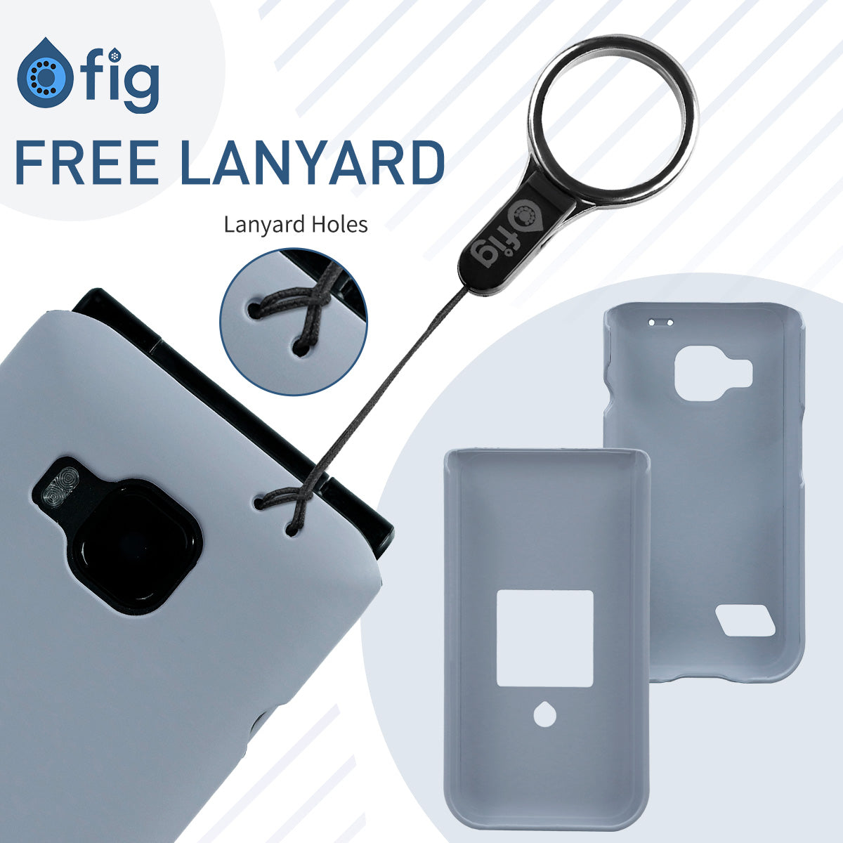 Fig Mini Protective Case Light Blue