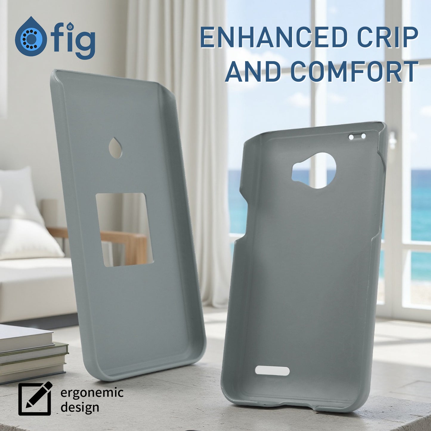 Fig Flip II Protective Case Grey