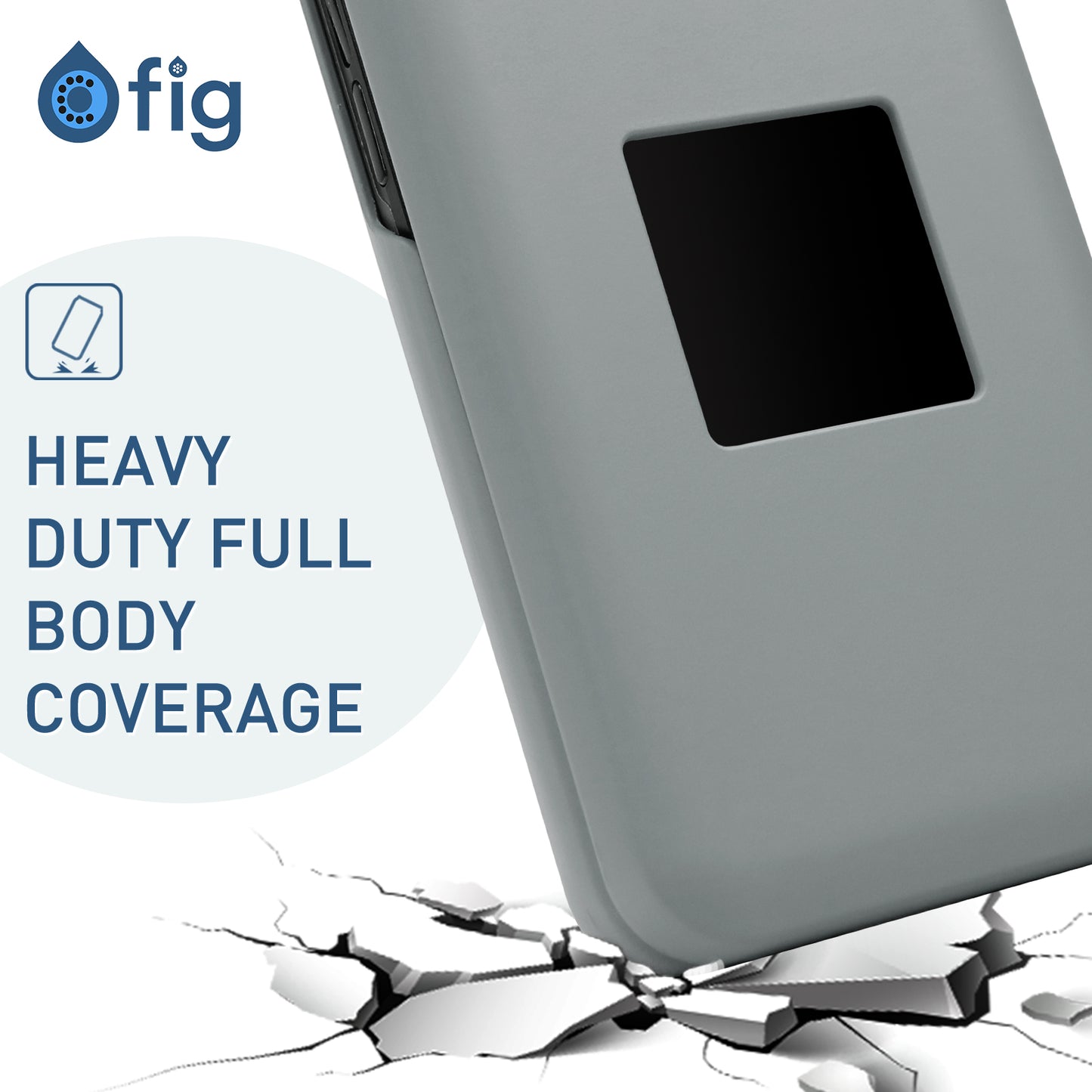 Fig Flip II Protective Case Grey