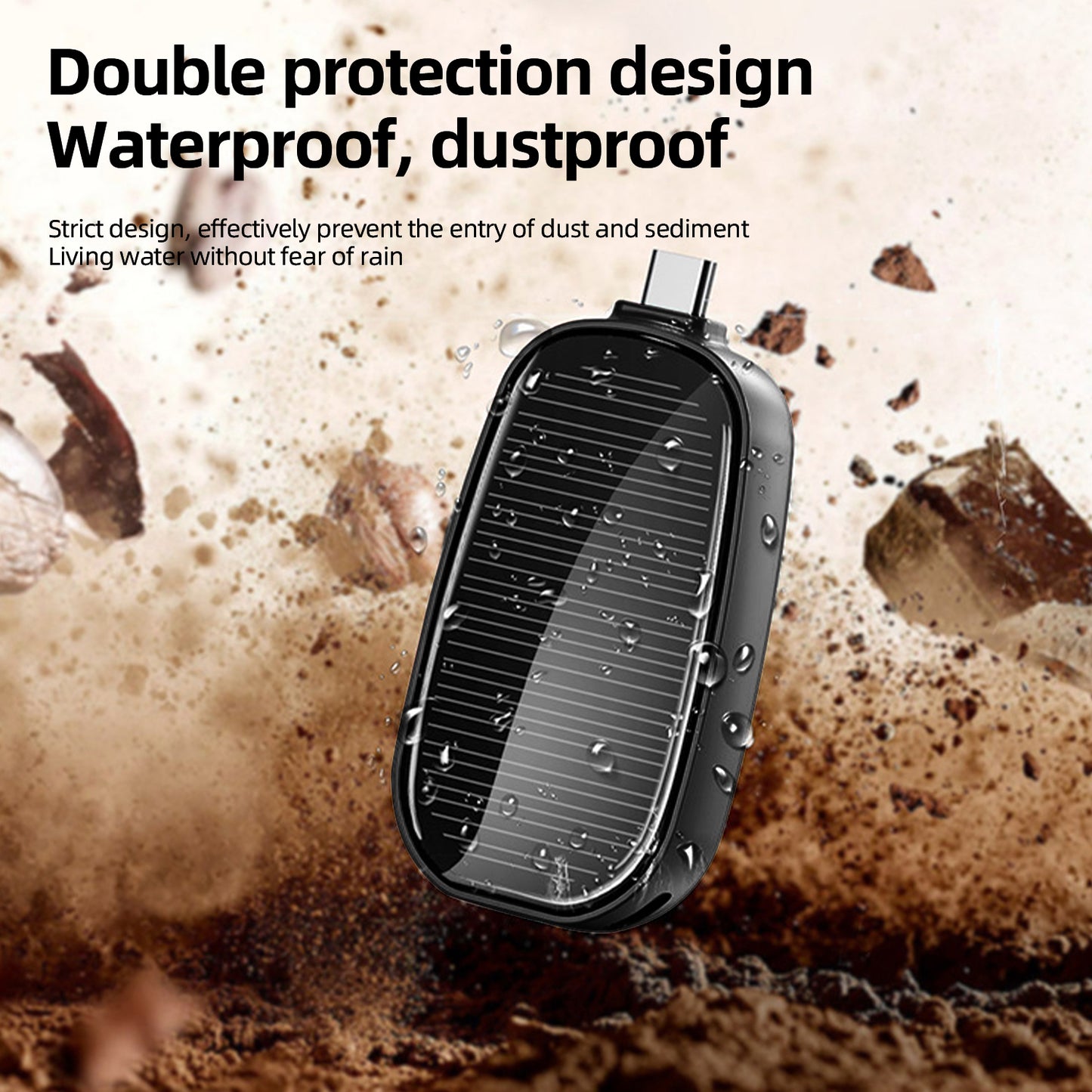 Mini Solar Keychain Power bank