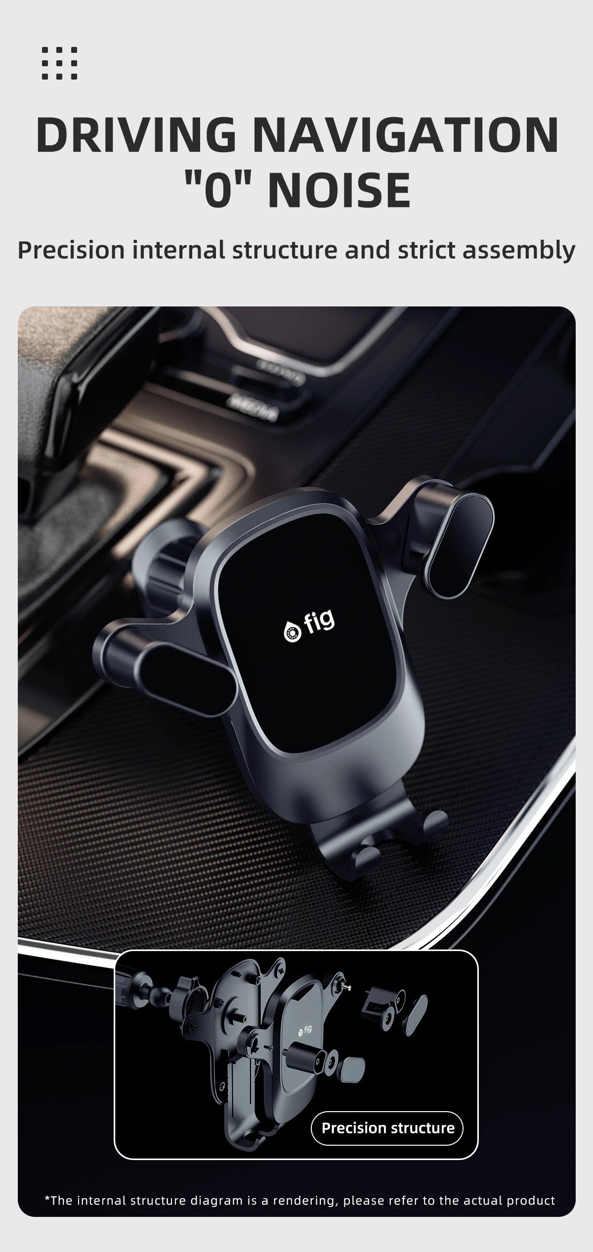 FIG CAR PHONE HOLDER