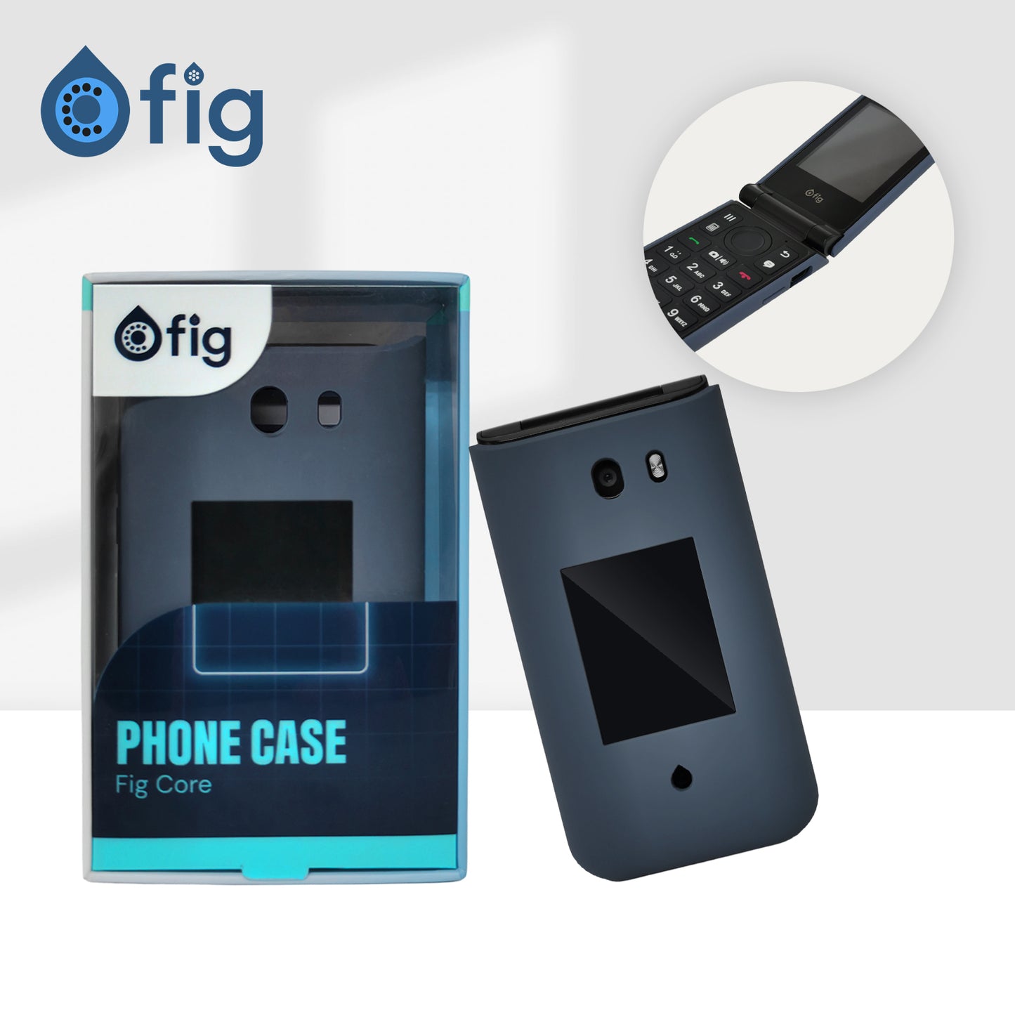 FIG F72 Silicone Case Dark Blue