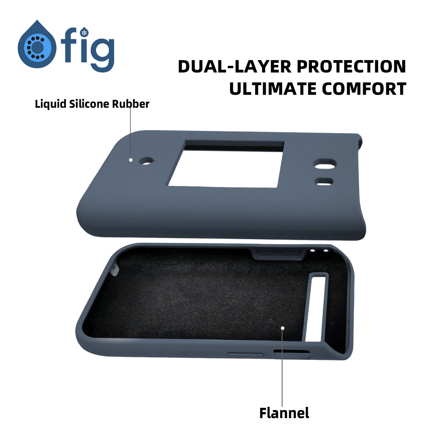 FIG F72 Silicone Case Dark Blue
