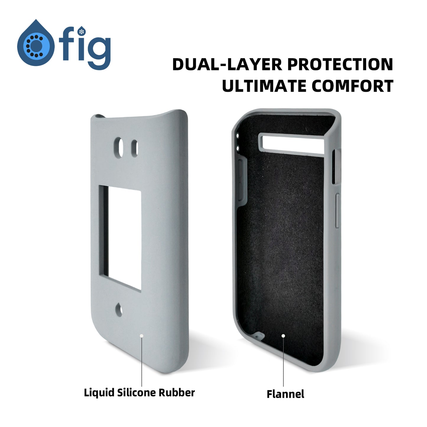 FIG F72 Silicone Case Grey