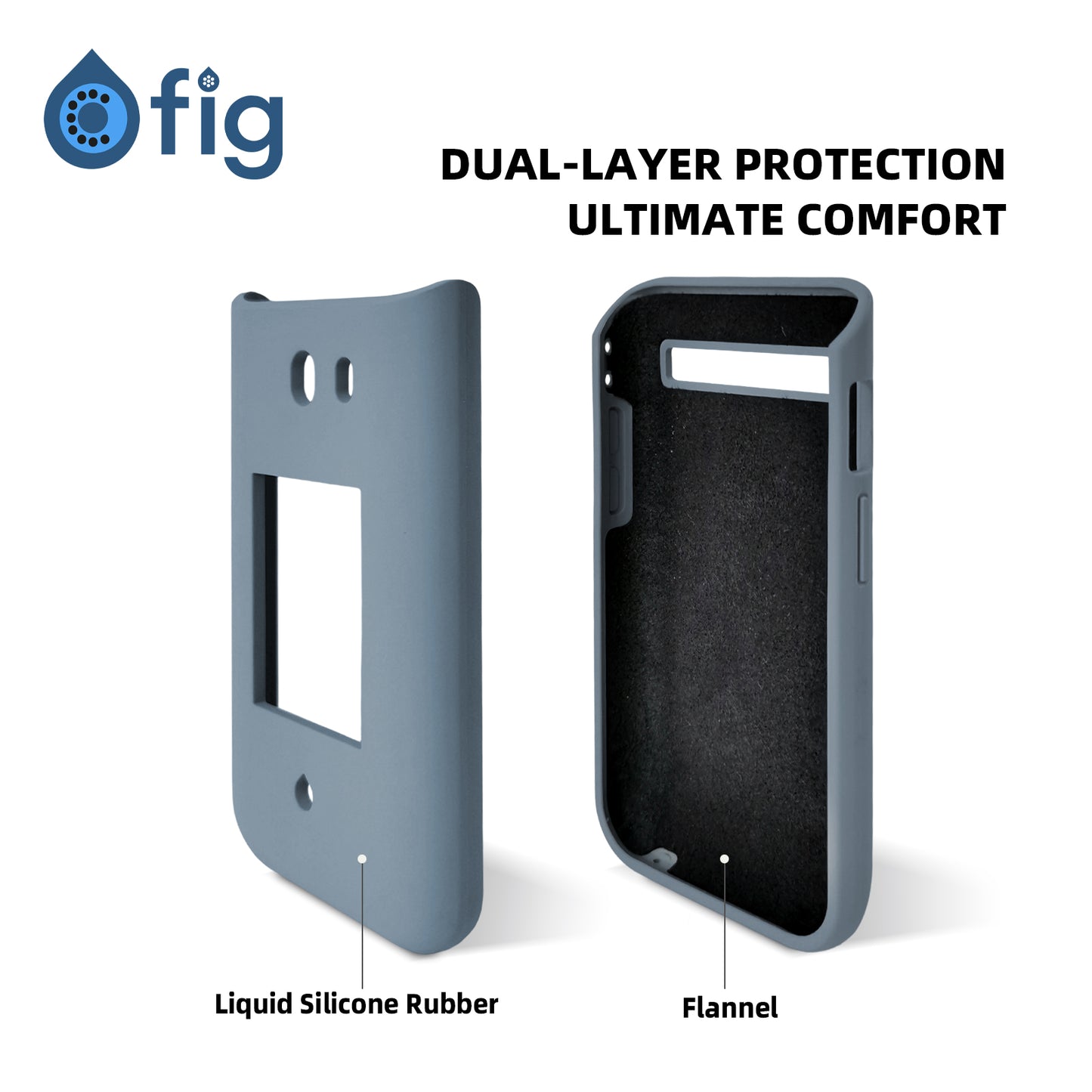 FIG F72 Silicone Case Light Blue