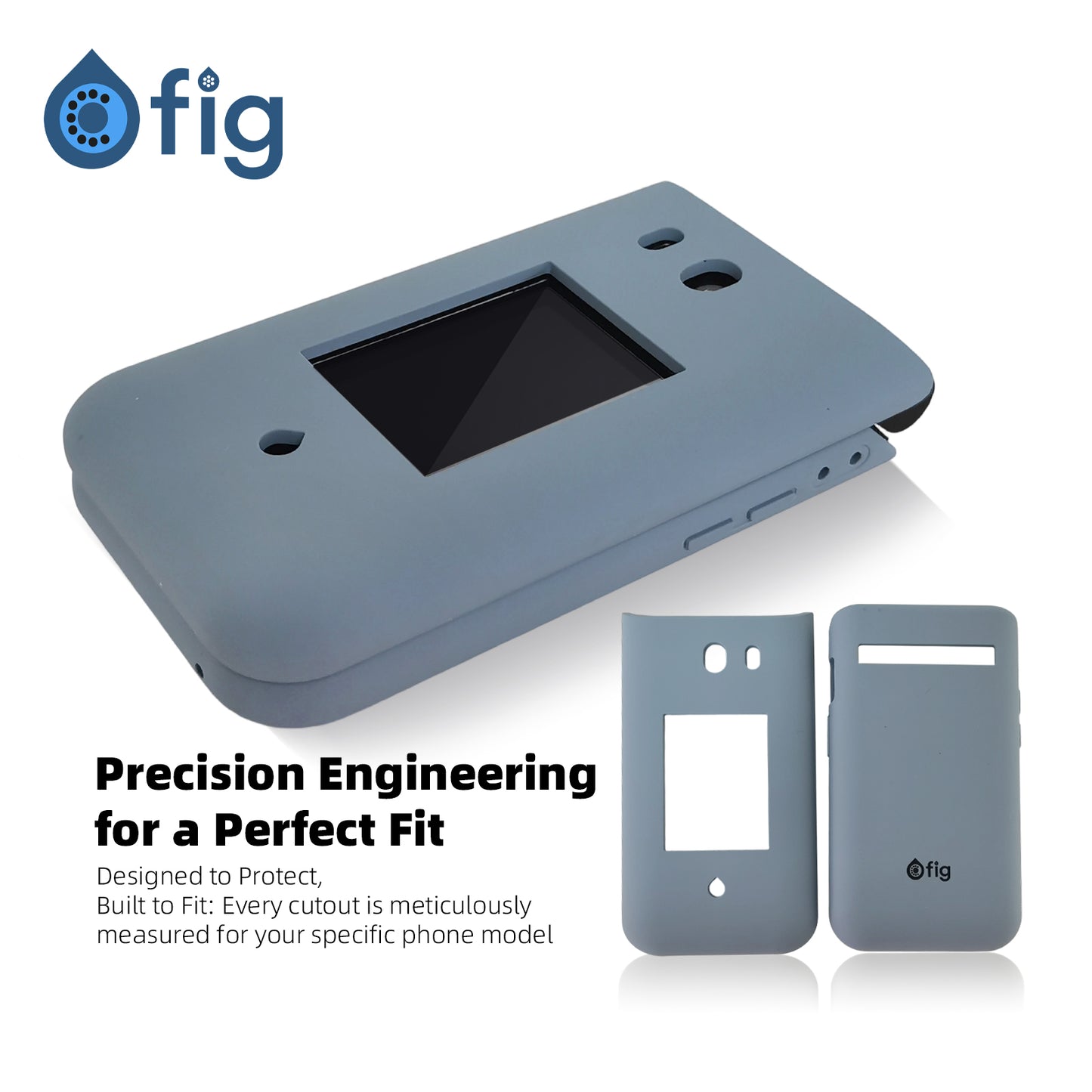 FIG F72 Silicone Case Light Blue