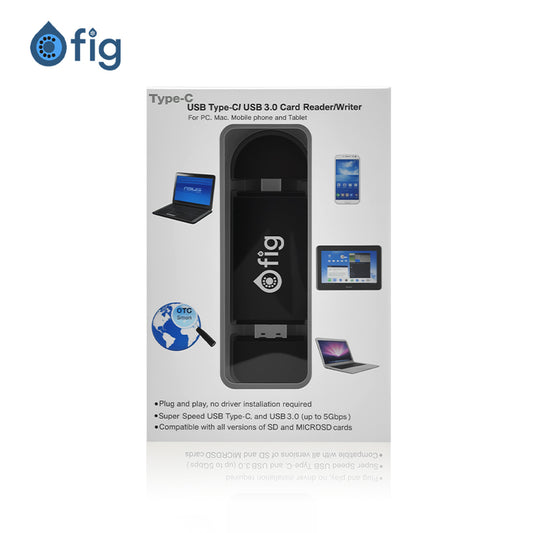 Fig 2-in-1 USB-C SD Card Reader
