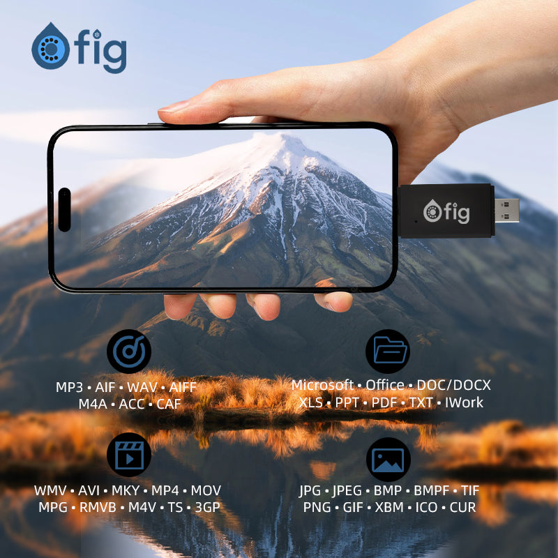 Fig 2-in-1 USB-C SD Card Reader