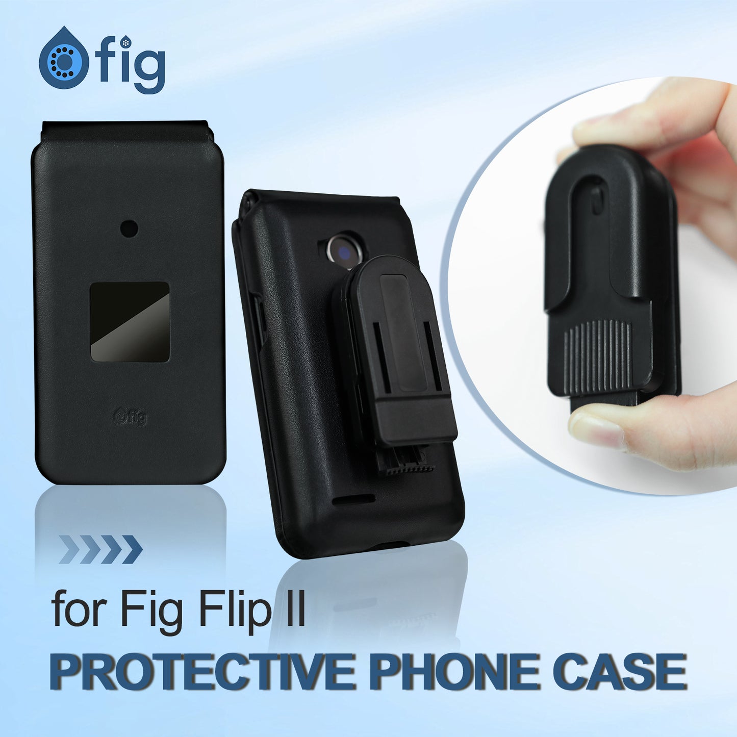 Fig II Shockproof Genuine Leather Case - 4 Colors!