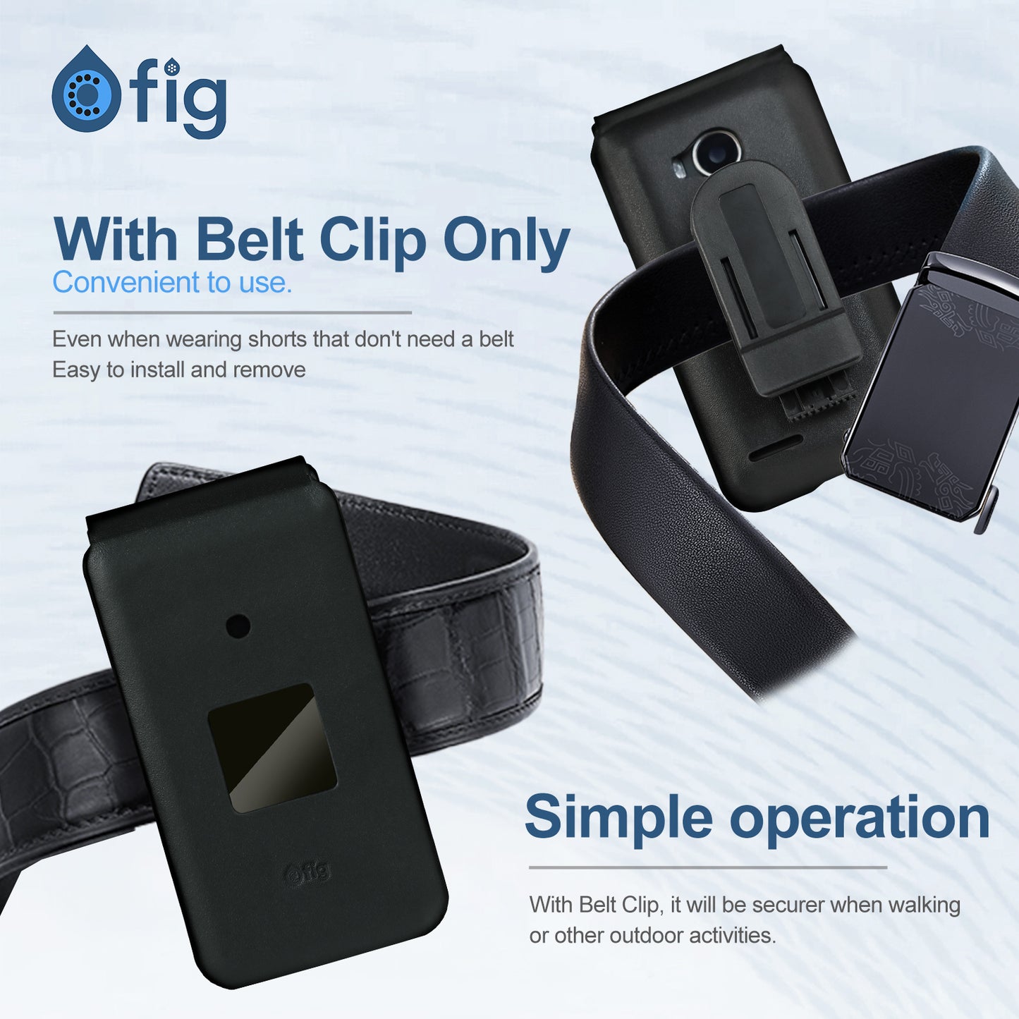 Fig II Shockproof Genuine Leather Case - 4 Colors!
