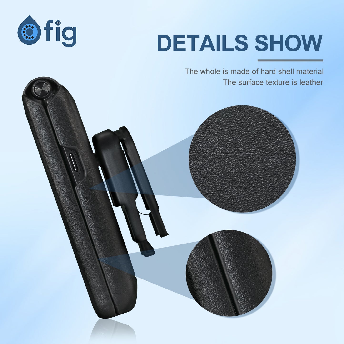 Fig II Shockproof Genuine Leather Case - 4 Colors!