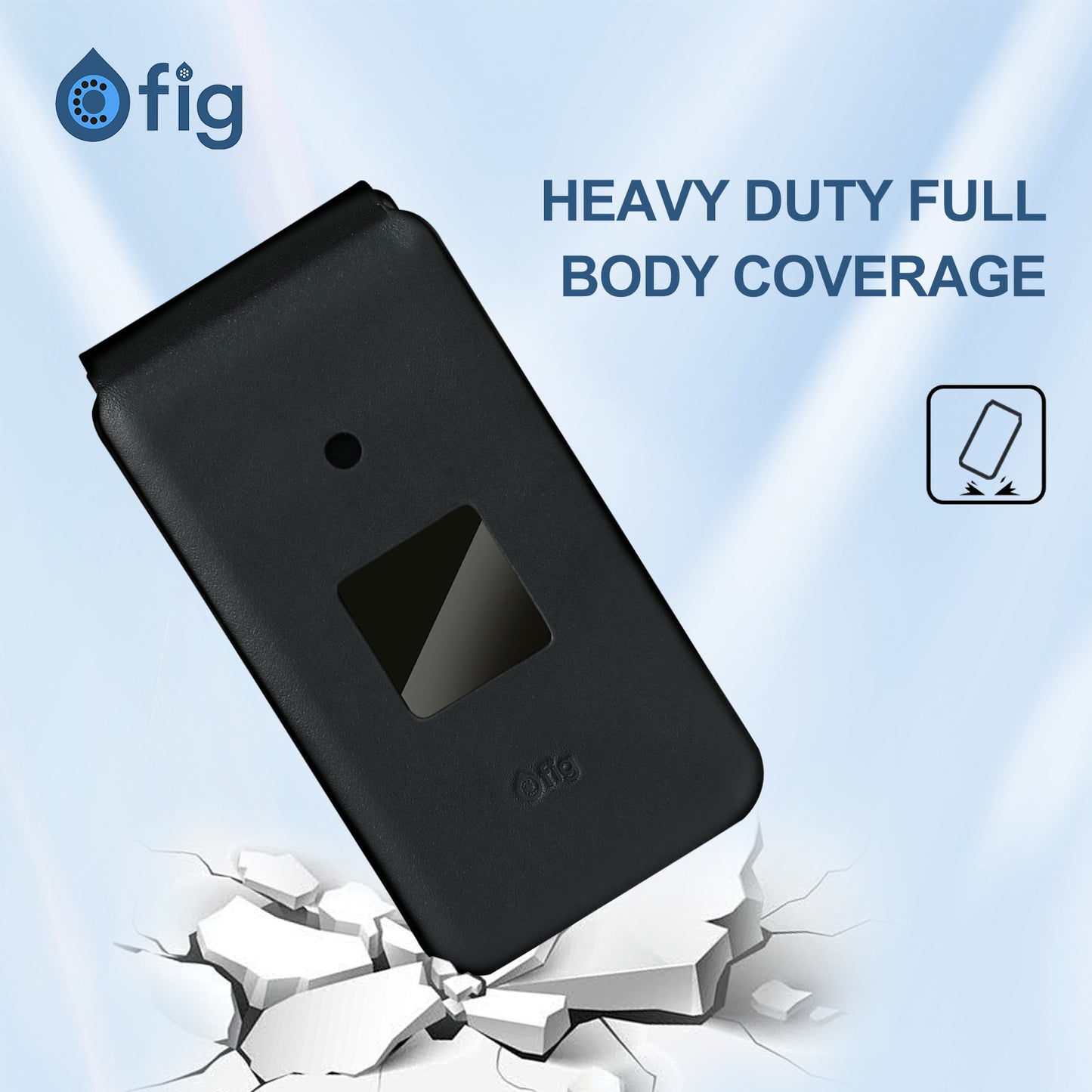 Fig II Shockproof Genuine Leather Case - 4 Colors!
