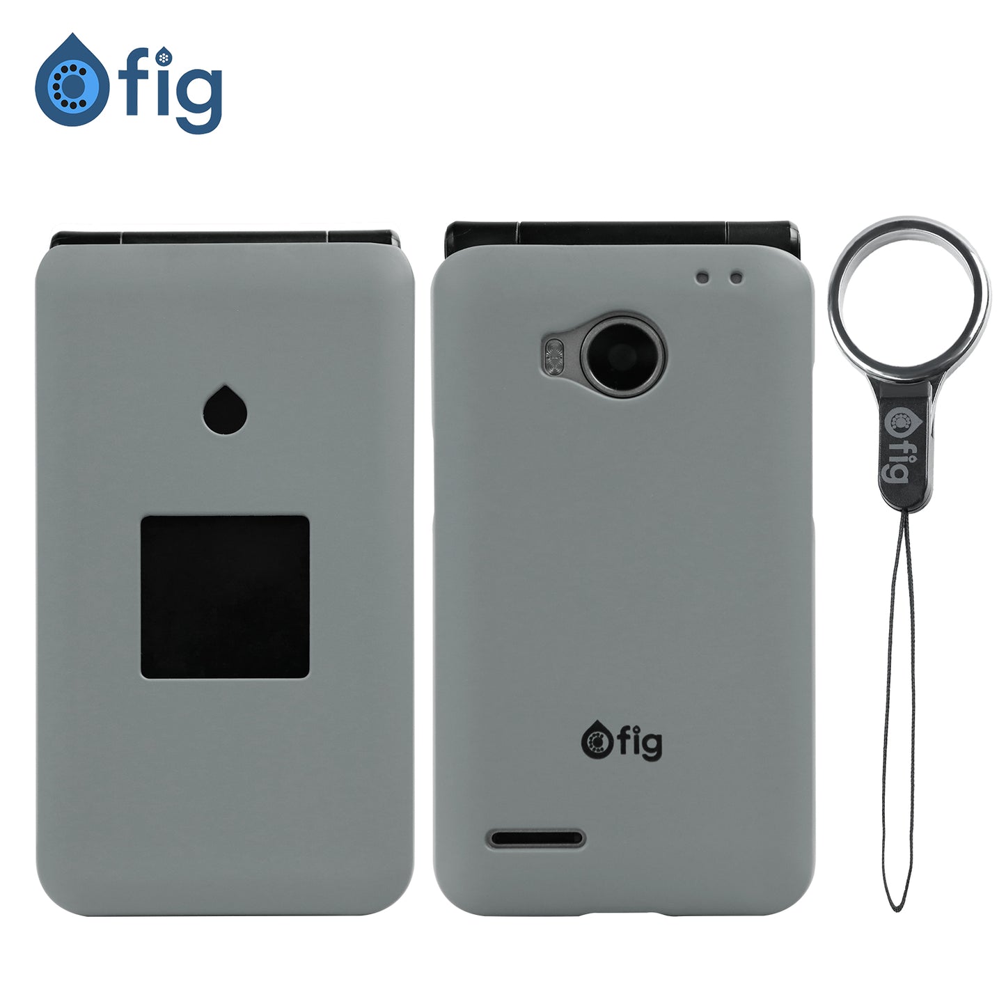 Fig Flip II Protective Case Grey