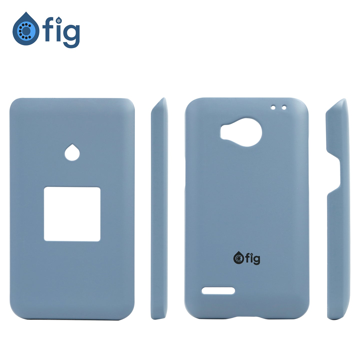 Fig Flip II Protective Case Light Blue