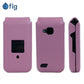 Fig Mini Shockproof Genuine Leather Case - Pink