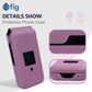 Fig Mini Shockproof Genuine Leather Case - Pink