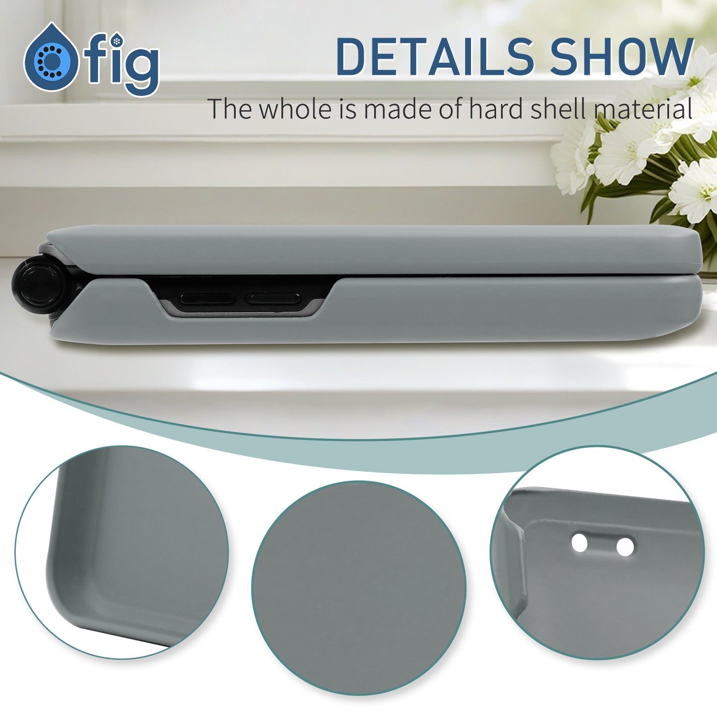 Fig Flip II Protective Case Grey