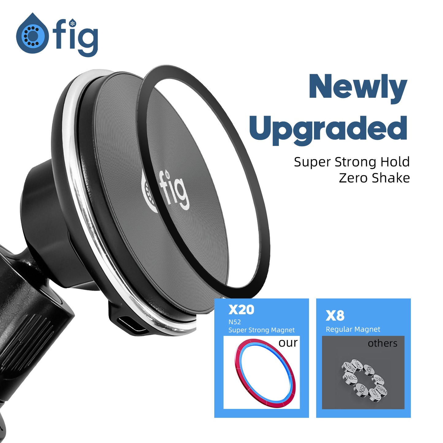 Magnetic Car Charger Holder