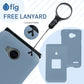 Fig Flip II Protective Case Light Blue