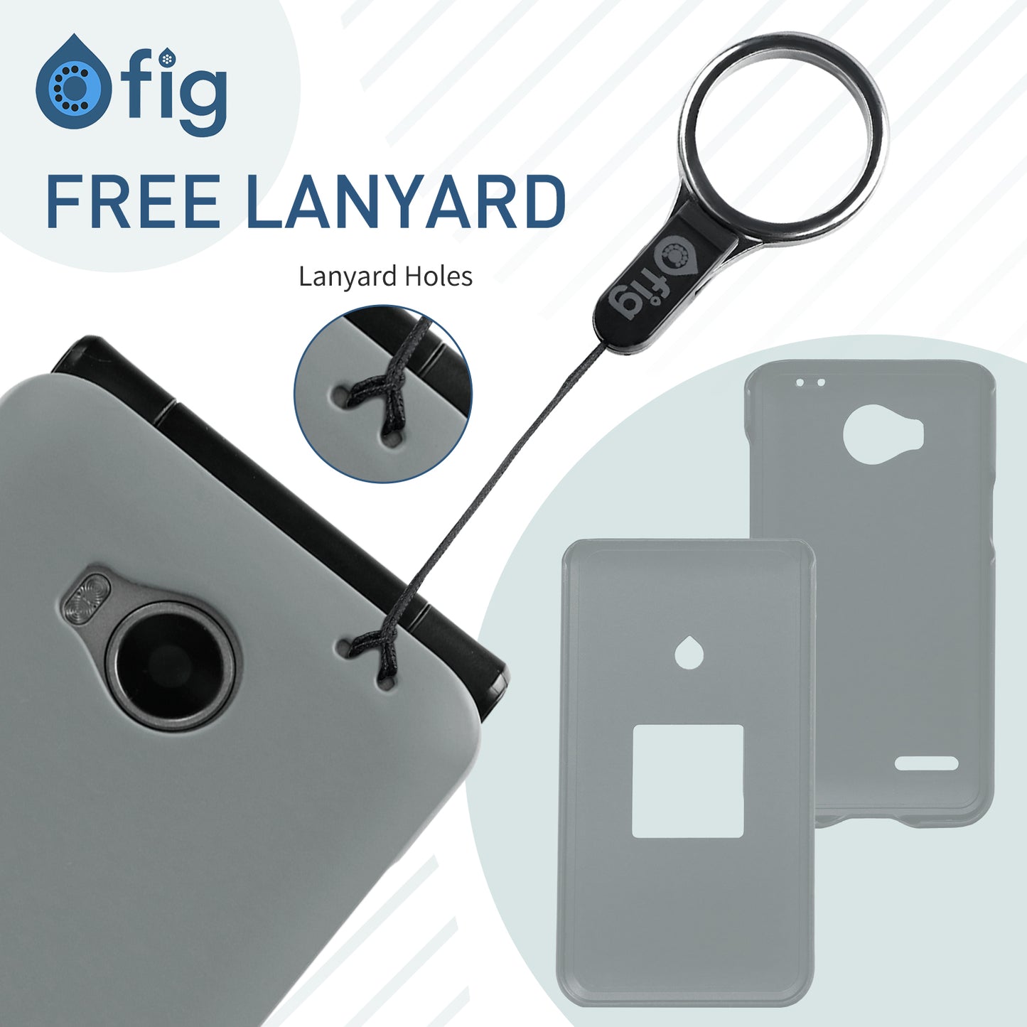 Fig Flip II Protective Case Grey