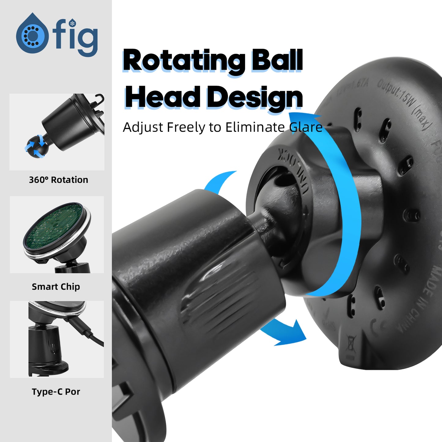 Magnetic Car Charger Holder