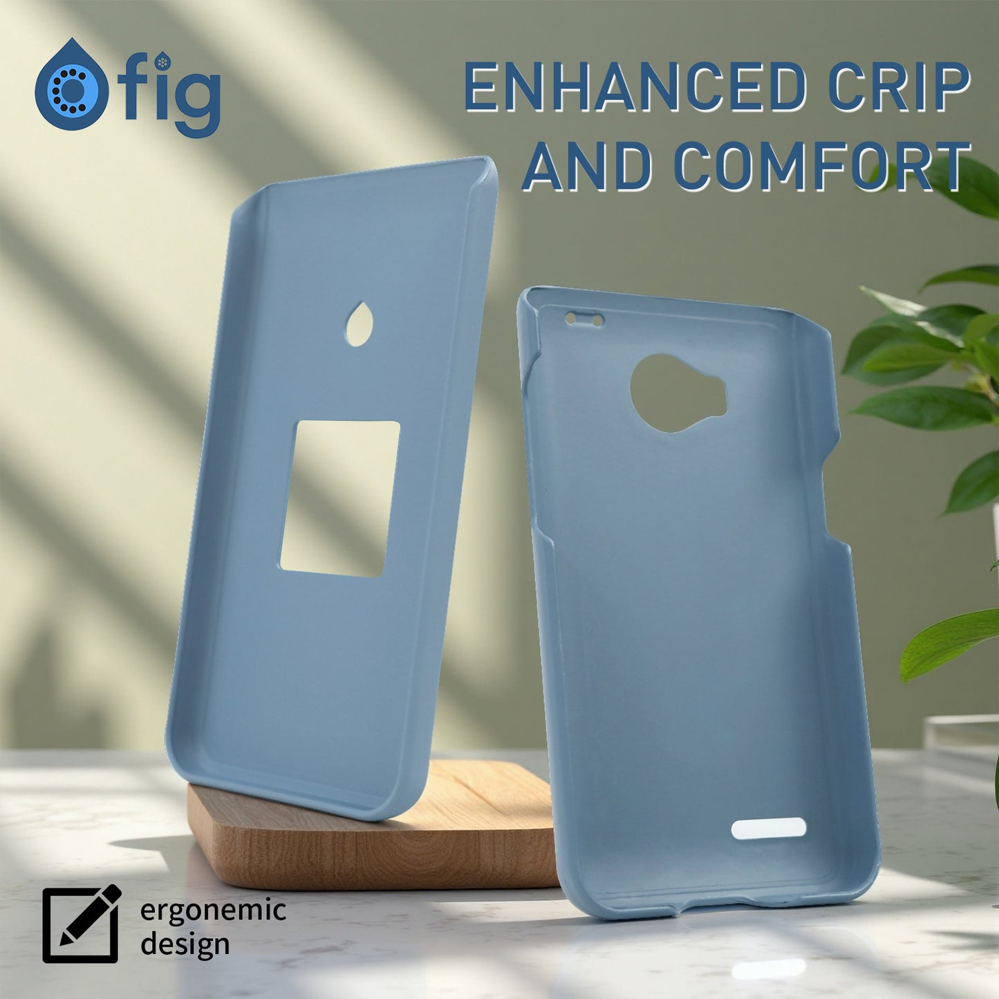 Fig Flip II Protective Case Light Blue
