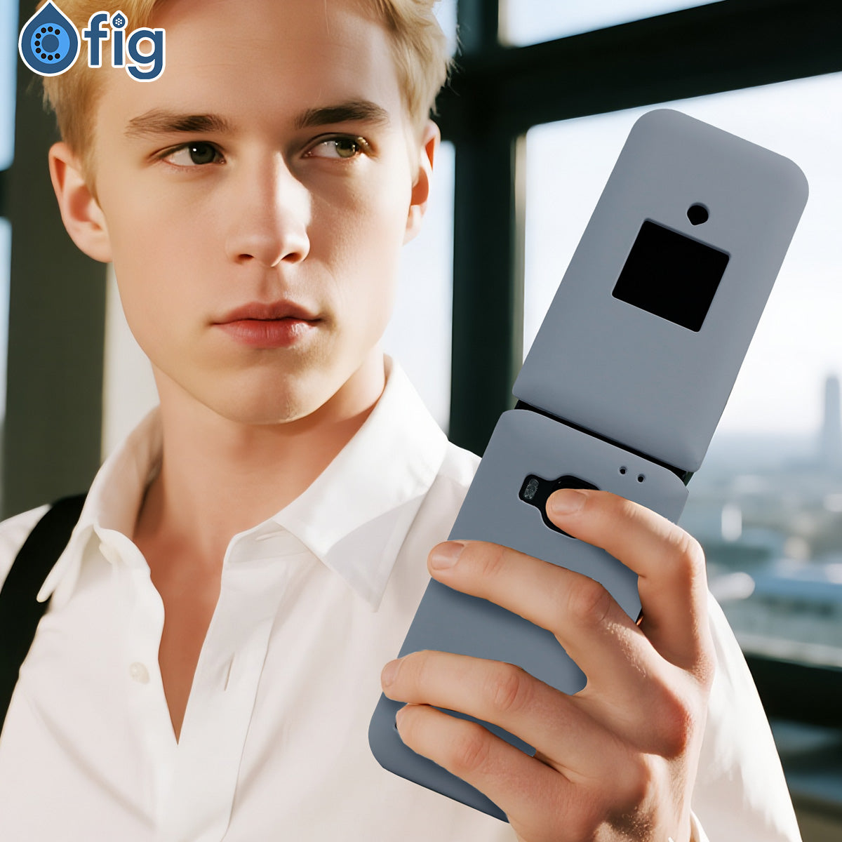Fig Mini Protective Case Light Blue