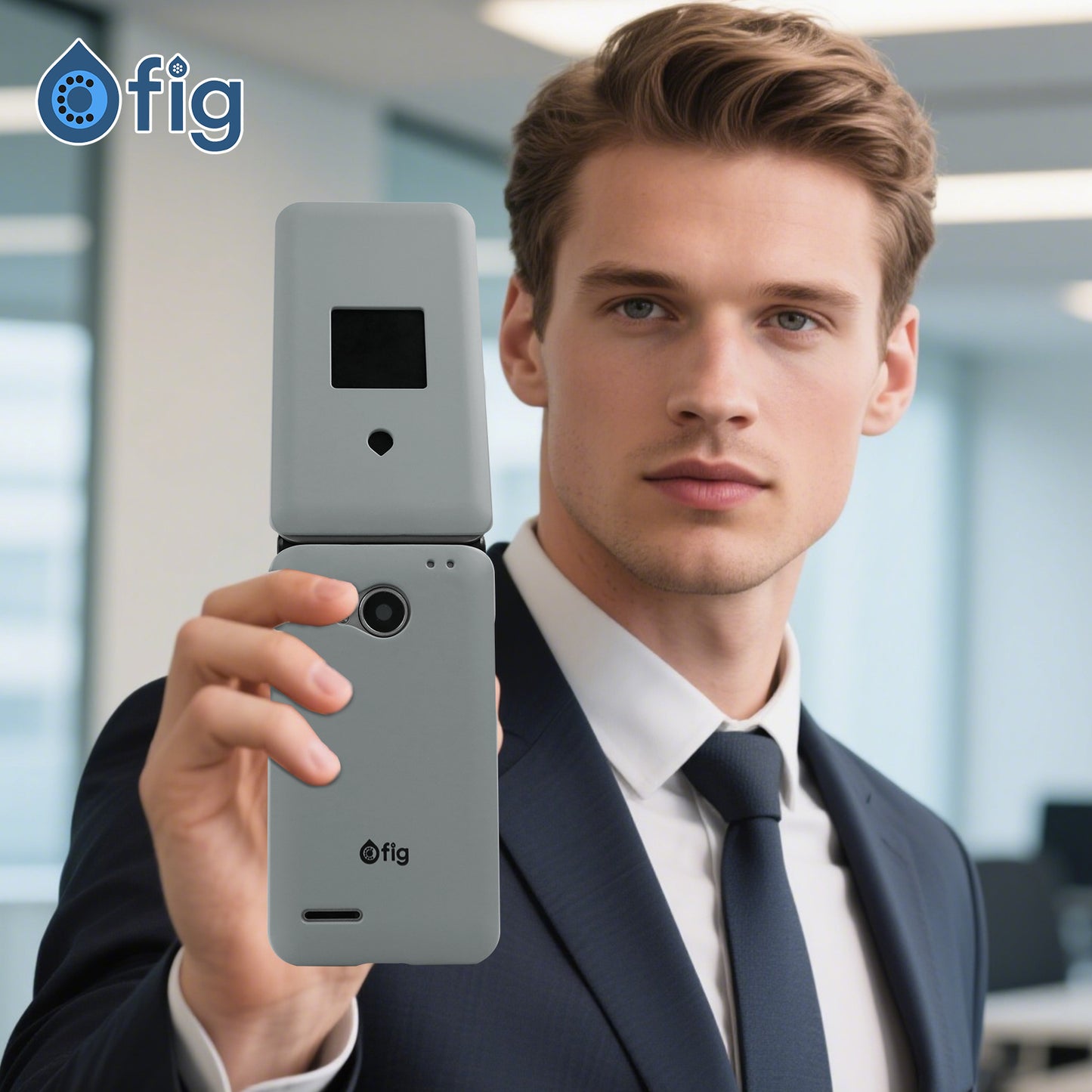 Fig Flip II Protective Case Grey