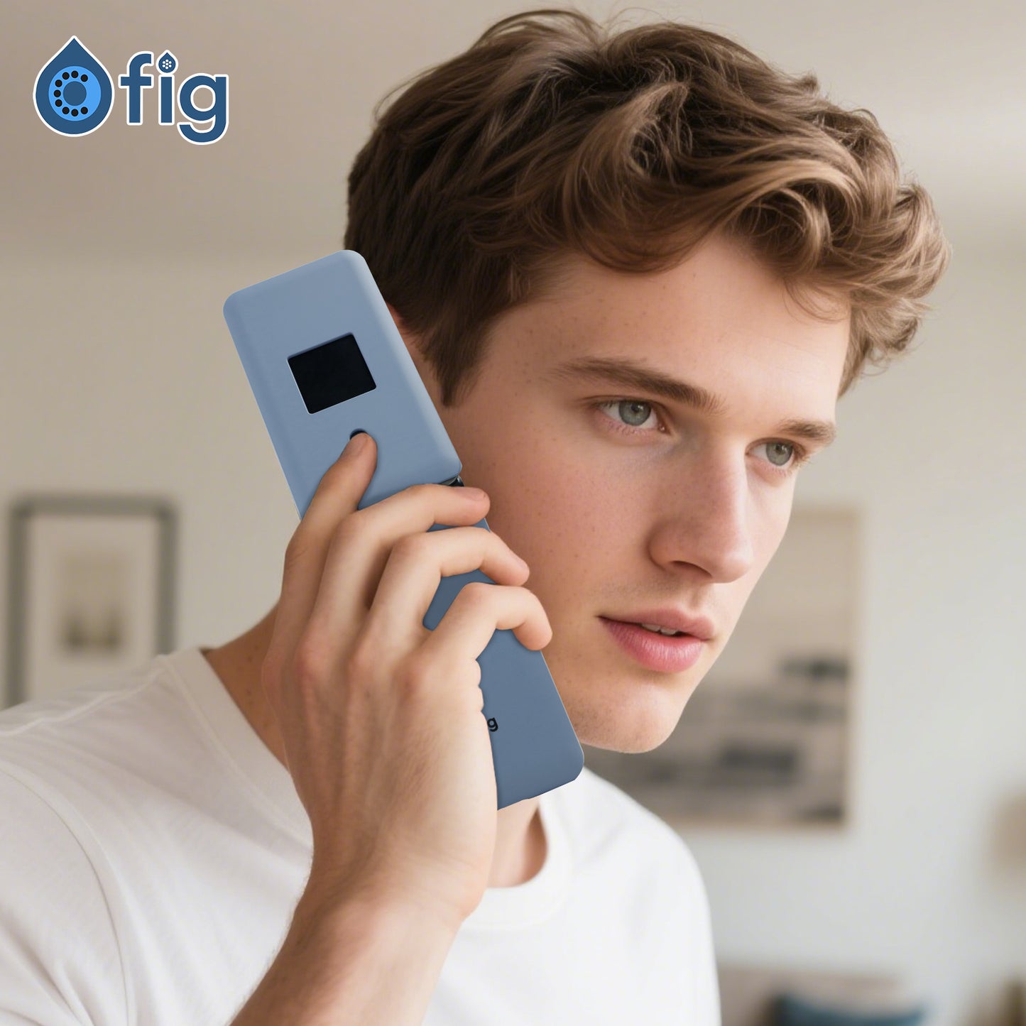 Fig Flip II Protective Case Light Blue