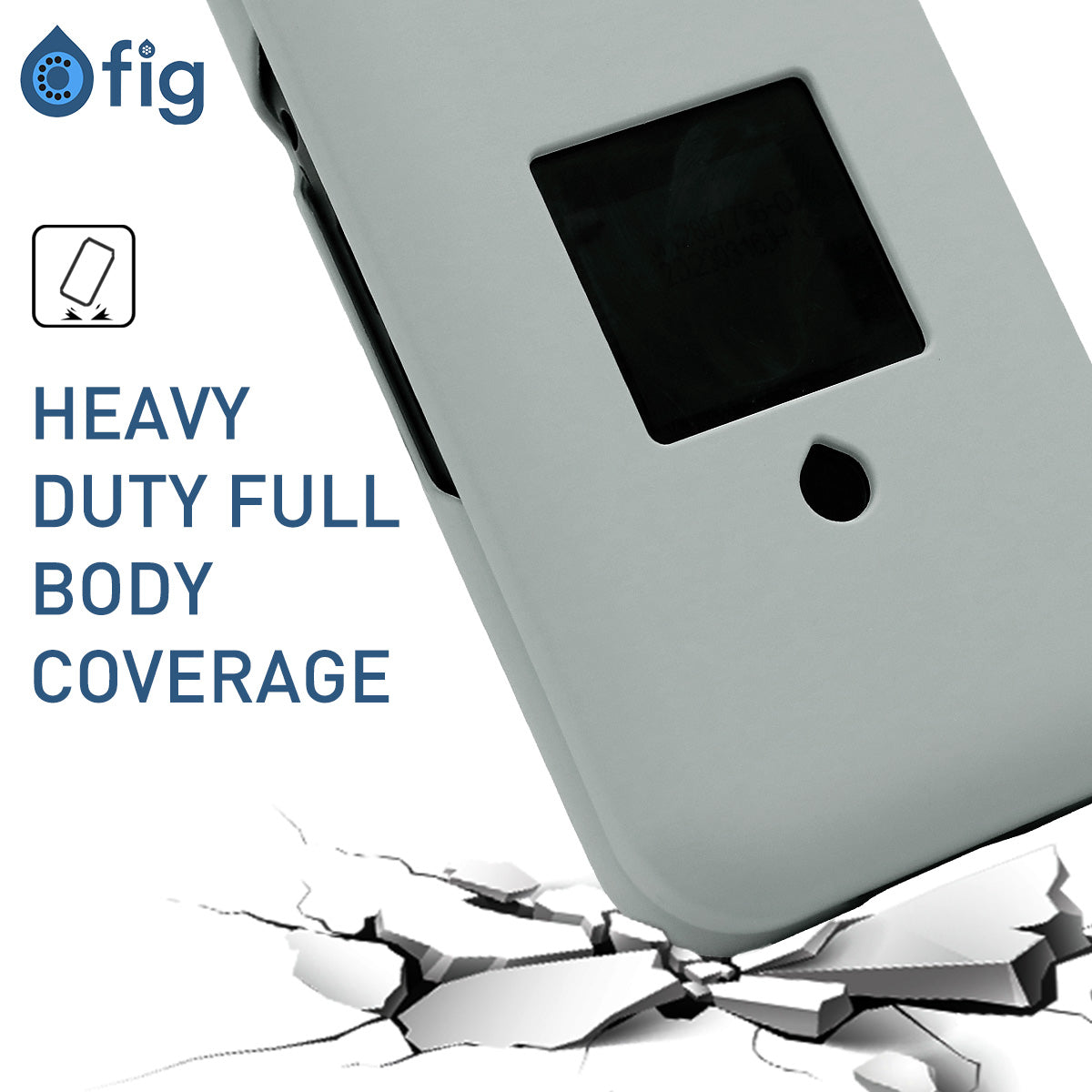 Fig Mini Protective Case Grey