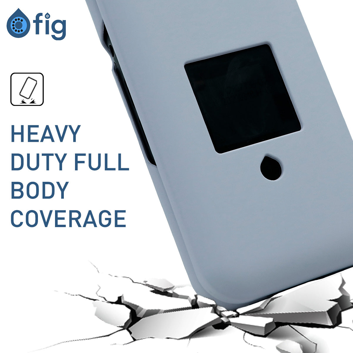Fig Mini Protective Case Light Blue