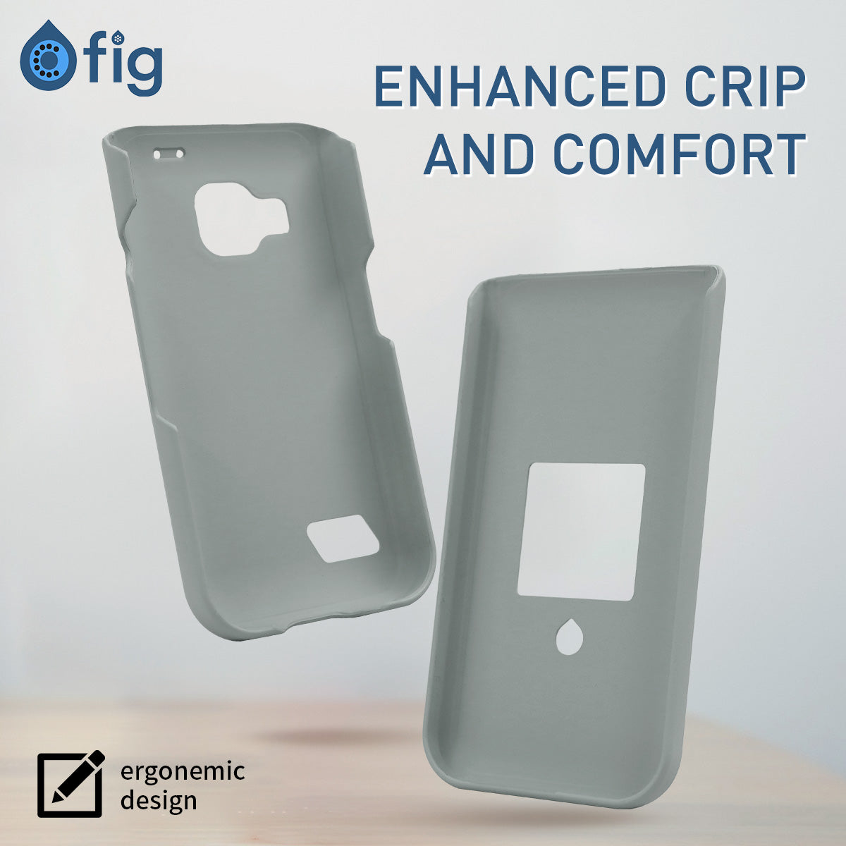 Fig Mini Protective Case Grey