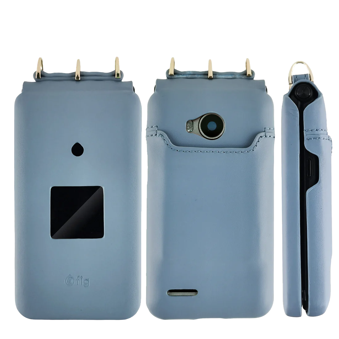 Fig Flip II Genuine Leather Case (with strap)