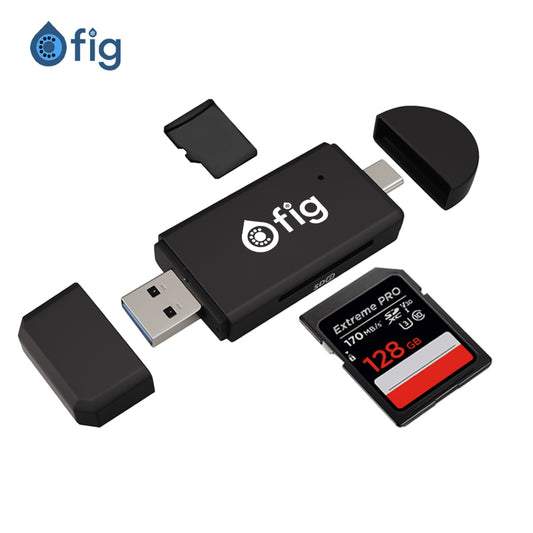 Fig 2-in-1 USB-C SD Card Reader