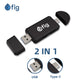 Fig 2-in-1 USB-C SD Card Reader