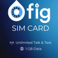 FIG Unlimited Talk & Text Plan - $15/mo.
