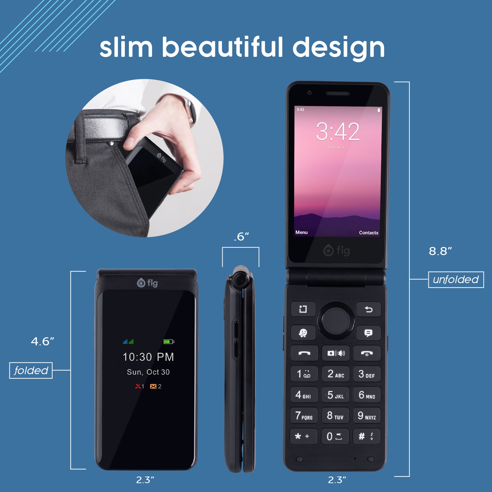 Fig Flip II X FIG Phones
