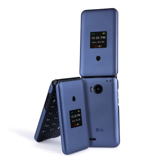 Fig Flip II Protective Case - Blue