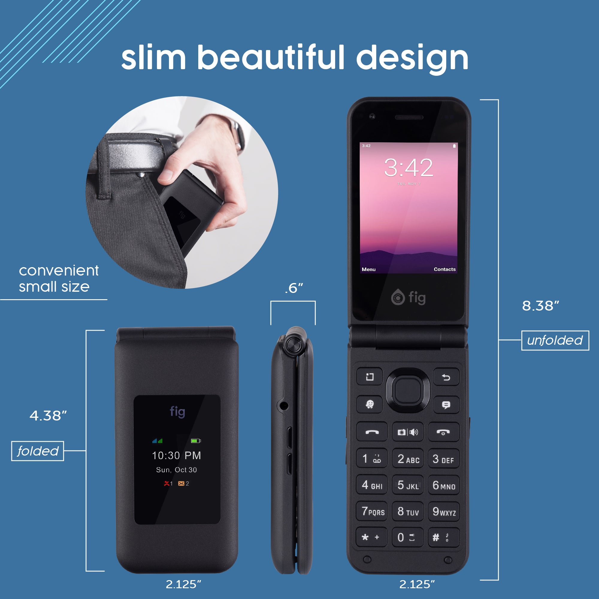 Fig Flip Mini X – FIG Kosher Phones