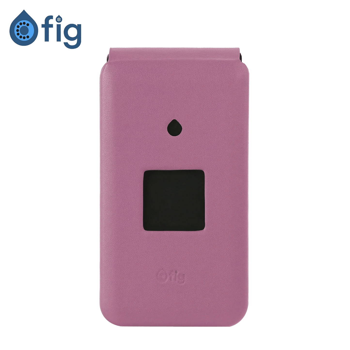 Fig Flip II Shockproof Genuine Leather Case - Pink