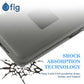 Fig Flip II Shockproof Genuine Leather Case - Grey